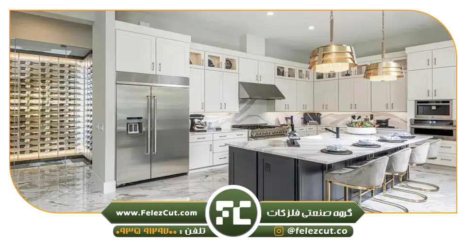 مزایا و معایب استیل در دکوراسیون منزل 2 استیل در دکوراسیون منزل - دکوراسیون استیل - استیل براق - استیل ضدزنگ - طراحی داخلی با استیل - دکوراسیون با استیل