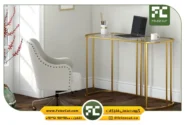 میز لپ تاپ استیل لبه گرد