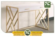 میز تحریر پایه استیل کشودار